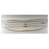 5 Assorted Vintage Bows, 65' Longest