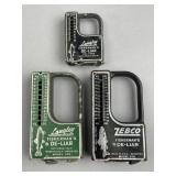 3 Fisherman's De-Liar Scales, Langley & Zebco