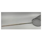 Metal Fishing Catcher w/ Wooden Handle
