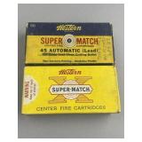 Western Super-Match .45 Auto Brass, 2 Boxes
