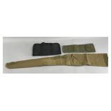 Lot of 3 Cloth Rifle & Handgun Cases
