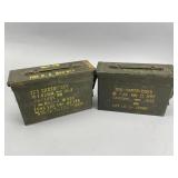 2 U.S. Military Surplus Ammo Cans