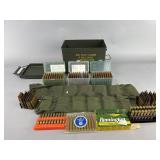 .30 Carbine Ammo Lot (348 Rounds) w/ Ammo Can