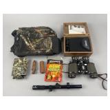 Hunting Gear: Binoculars, Scope, Accessories