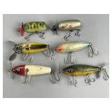 1915-1970s Assorted Fishing Lures, Set of 6