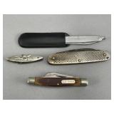 4 Miscellaneous Folding Knives, Incl. Old Timer