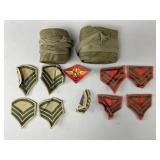 Military Leg Wraps & Rank Patches, Mixed Lot