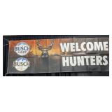 Busch Welcome Hunters Banner