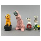 Vintage Animal Figurines Set of 4