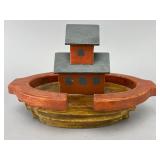 Handmade Wooden Noah's Ark Playset, 6.5'