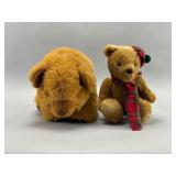 Dakin Plush Teddy & Resting Bear - 11'