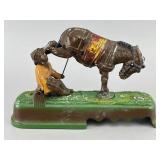 Cast Iron Book of Knowledge Mechanical Bank