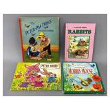 Set of 4 Pop-Up & Illustrated Kids' Books