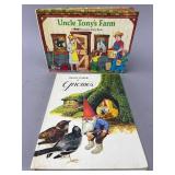Vintage Childrenï¿½s Books - Uncle Tony's Farm & Gno