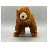 Brown Plush Bear Figure, 10-Inch