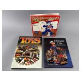 Lot of 3 Collectible Toy-Themed Books