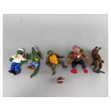 TMNT Action Figures Set of 5, Mixed Characters