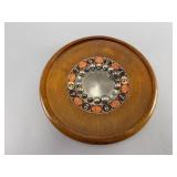 Vintage Tabletop Game with Metal Marbles