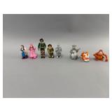 Lot of 8 Classic Wind-Up Figurines