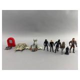 Star Wars Action Figures & Vehicles - Lot of 9