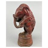 Cast Iron Elephant String Holder, 5 Inches