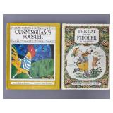 Two vintage children's books: 'Cunningham's