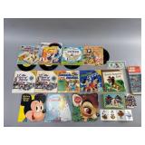 Disney Books, Records, Postcards & Ephemera Lot