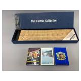 Classic Cribbage Set w/ Camel & Marlboro Decks