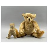 Pair of Vintage Teddy Bears, 10' & 5'