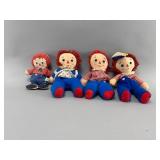 Knickerbocker Raggedy Ann & Andy Doll Set