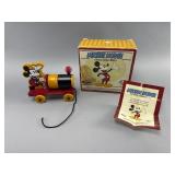 Mickey Mouse Fossil Collectible Train w/ COA