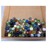 Vintage Glass Marble Lot, 50+ Pieces