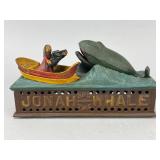 Jonah and the Whale Cast Iron Mechanical Bank