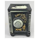 Cast Iron Mechanical Bank Safe 4'