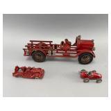 3 Vintage Toy Vehicles incl. Schuco Racer