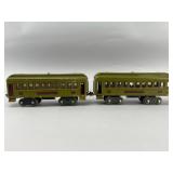 Lionel Std Gauge 337 Pullman & 338 Observation