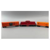 Lionel G27 Diesel Train Set - D&RGW & Freight Cars