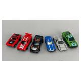 Set of Six 1:64 Die-Cast Model Cars