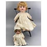 Armand Marseille Model 971 Bisque Head Doll Set