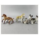 Porcelain Animal Figurines Marked 'Japan'
