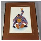 Cavallero 'Basket Weaver' Framed Print