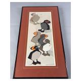 Susan Pennewell 'Puffin Bunch' Print