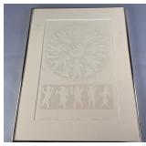 Marguerite Lujan Embossed Artwork 'Transformation'