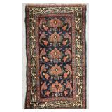 Persian Saraband Rug 1930s Wool Rug 4'9' x 2'9'