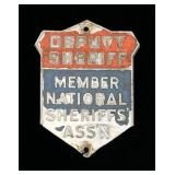 National Sheriffs' Assoc License Plate Topper