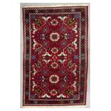 Pakistani Hand-Knotted Wool Rug 7'4' x 4'10'