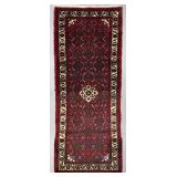 Pakistani Hand-Knotted Wool Runner 6'4' x 2'8'