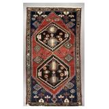 Pakistani Hand-Knotted Wool Rug 6'8' x 3'8'