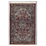 Indo-Persian Isfahan Hand-Knotted Rug 6'4' x 4'