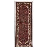 Pakistani Hand-Knotted Wool Rug 9'7' x 3'5'